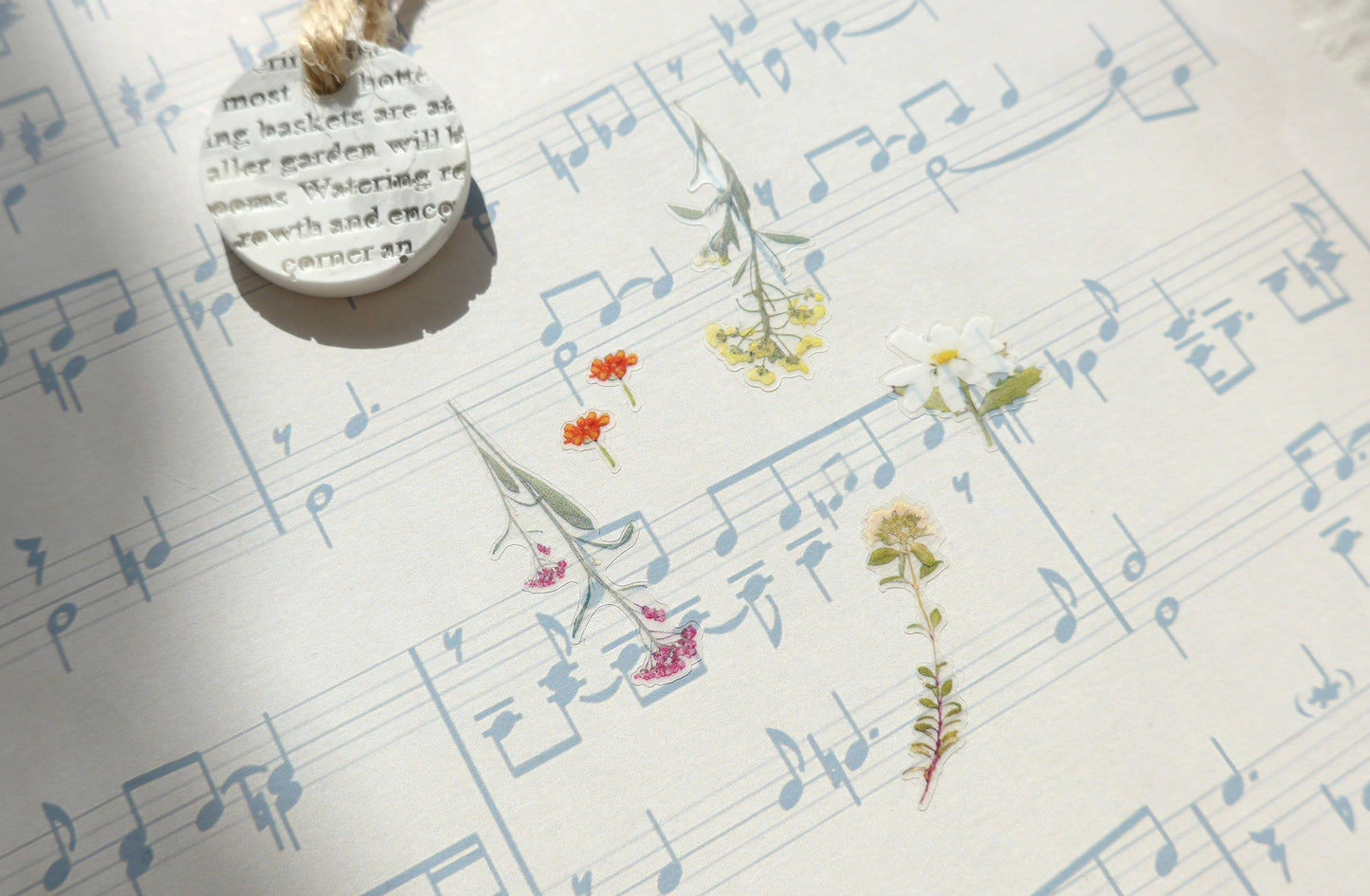 suatelier Flower Letter sticker