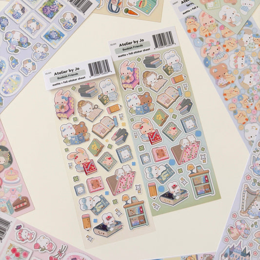 Atelier By Jo Bookish Friends Sticker Sheet