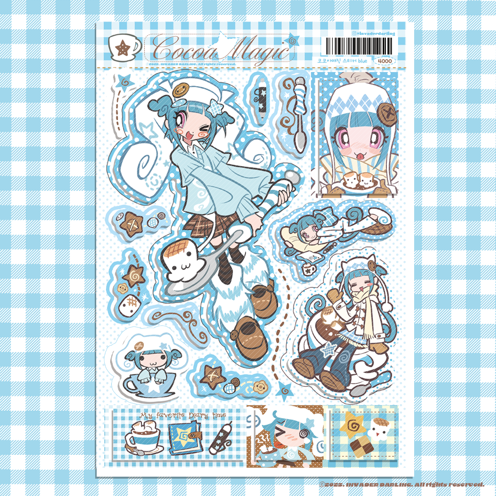 Invader Darling Cocoa Magic Sticker (2 vars)