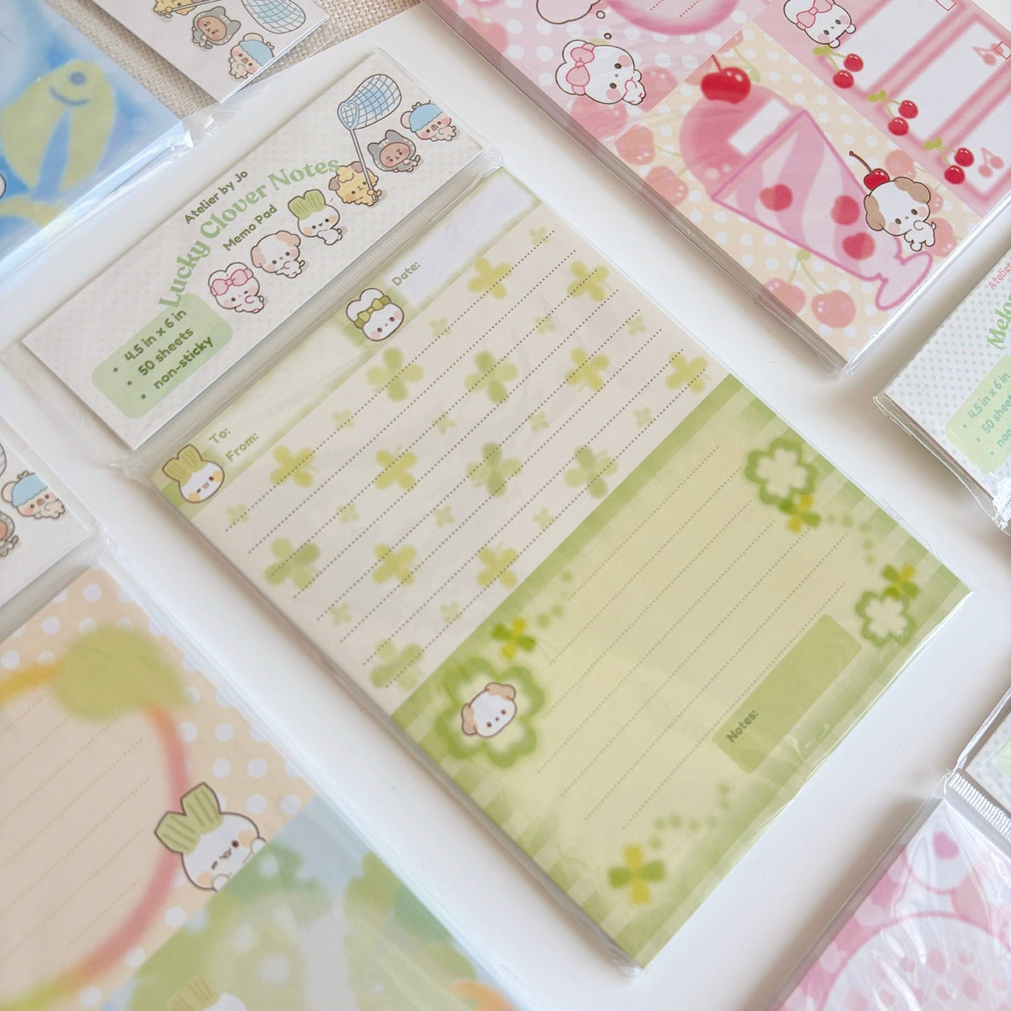 Atelier by Jo Lucky Clover Memopad