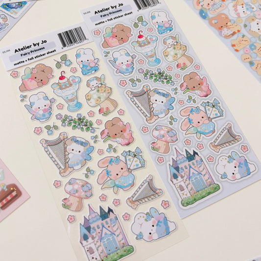 Atelier By Jo Fairy Princess Sticker Sheet