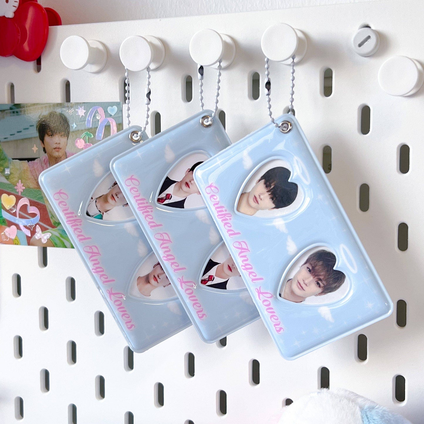 Mins Studio Angel Lovers ID Card Holder