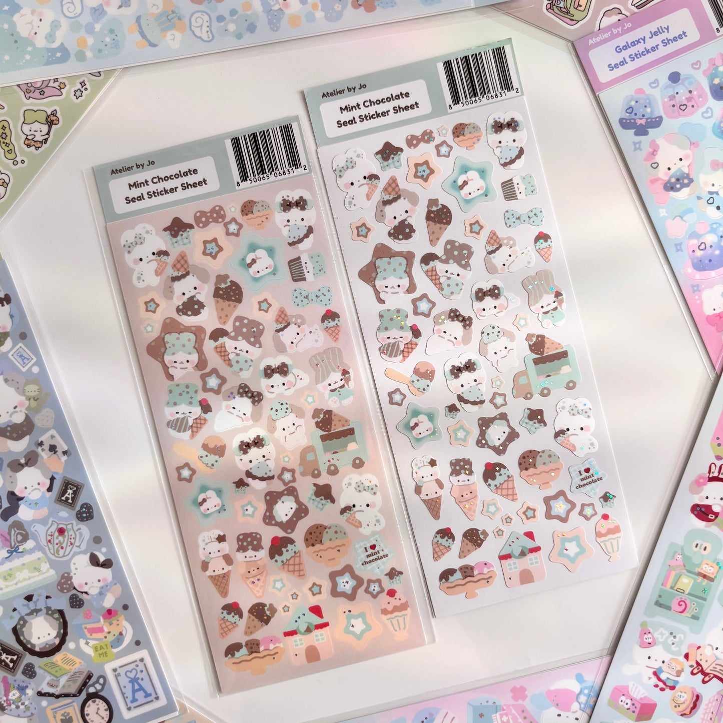 Atelier by Jo Mint Chocolate Deco Sticker Sheet