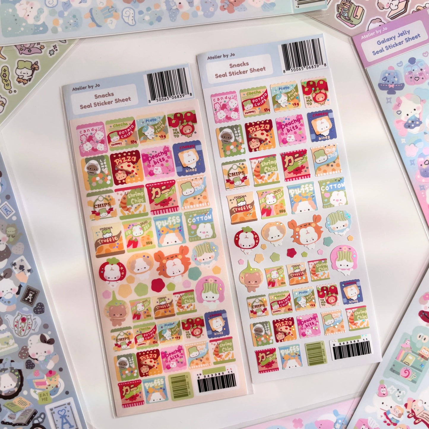 Atelier by Jo Snackies Deco Sticker Sheet