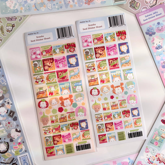 Atelier by Jo Snackies Deco Sticker Sheet