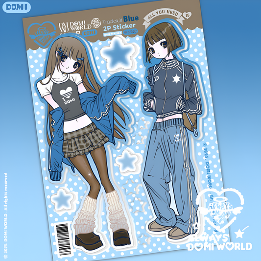 DOMI World  Tracksuit Blue Sticker
