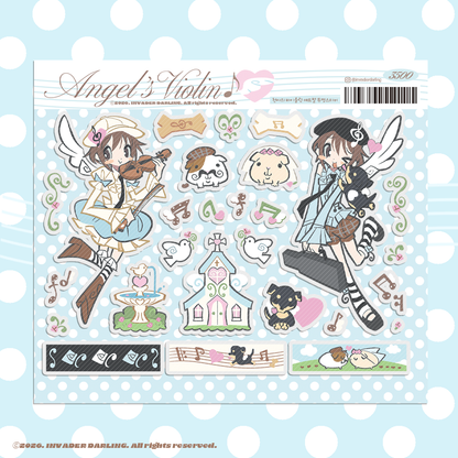 Invader Darling Musician Hamster Sticker (2 vars)
