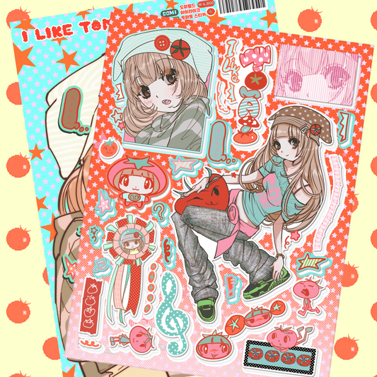 DOMI World I Like Tomato Sticker