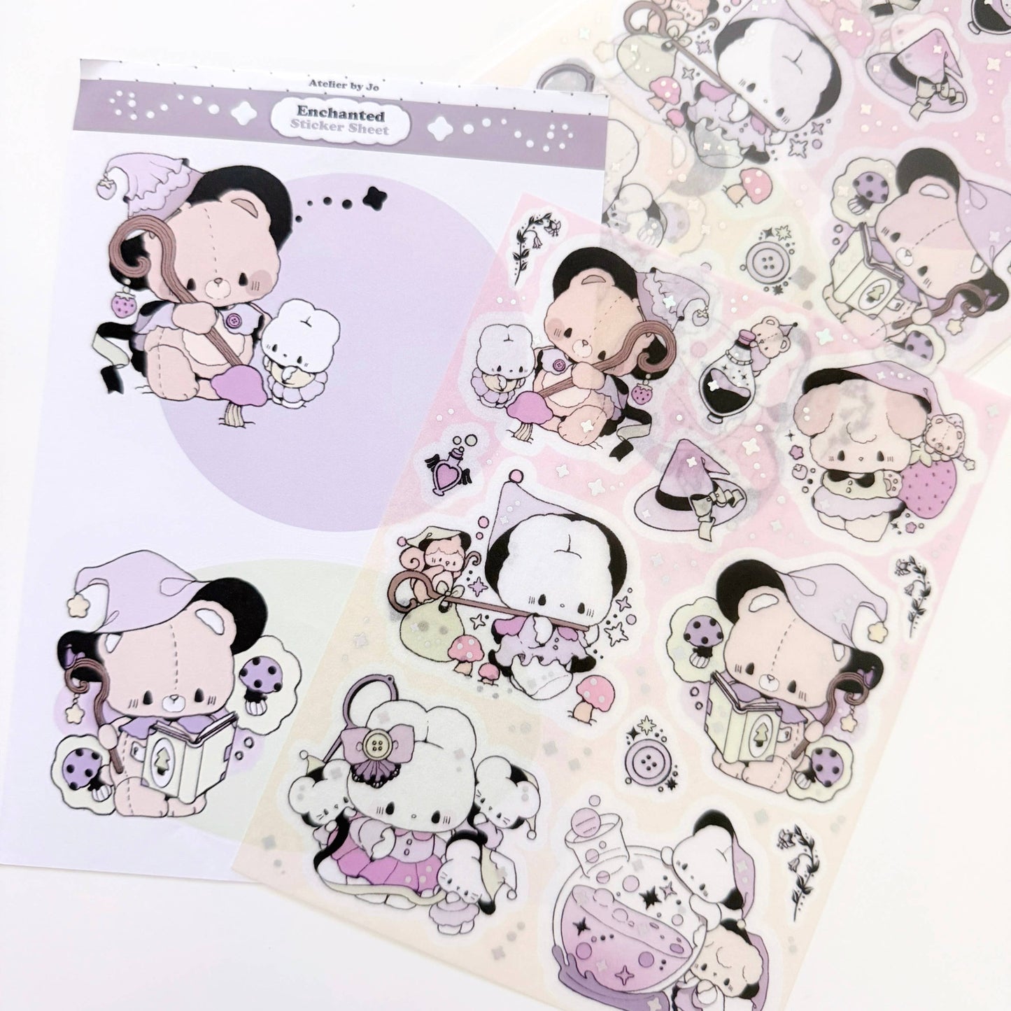 Atelier by Jo Enchanted: Large Washi Sticker Sheet