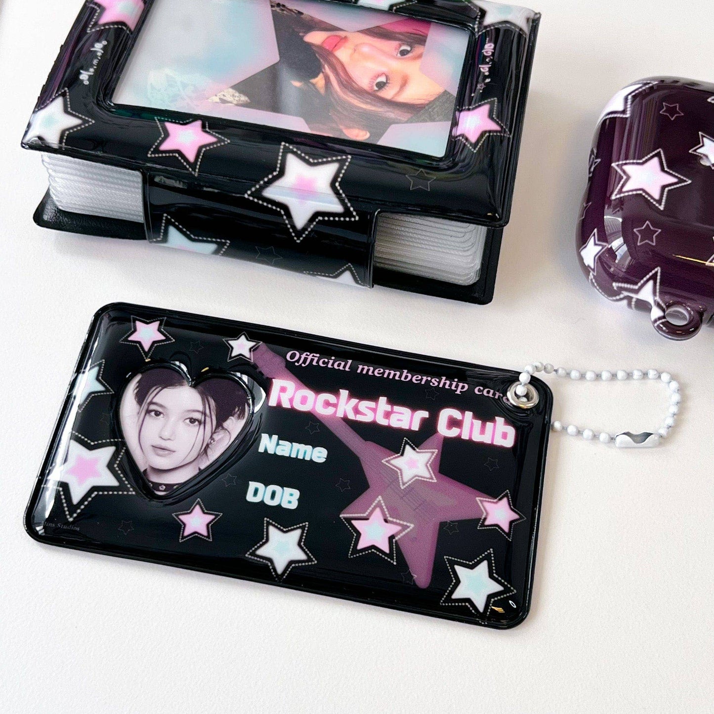 Mins Studio Rockstar Club ID Card Holder