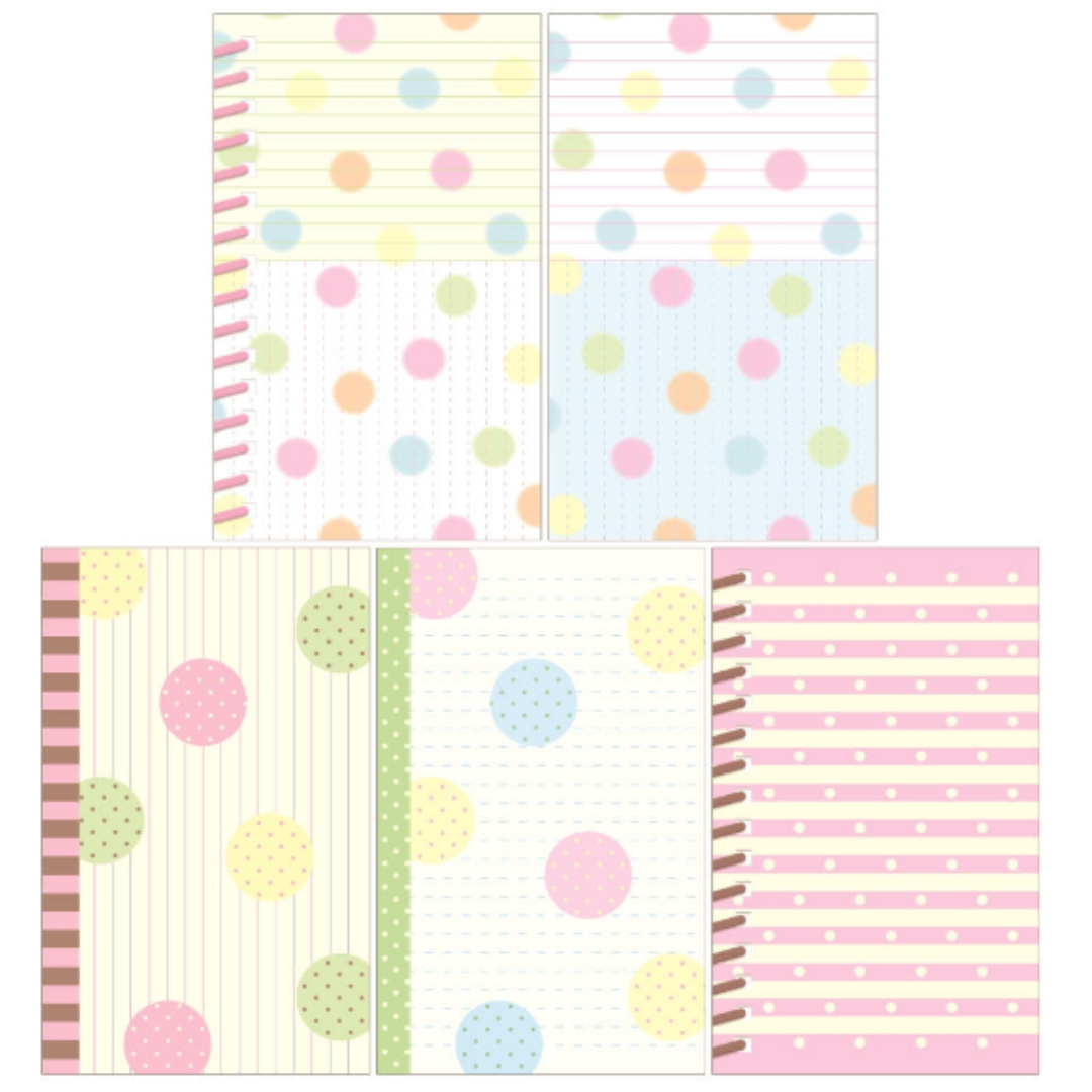IO Studio Candy Long Imitation Paper Sticker Set