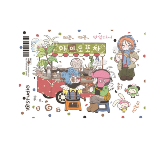 IO Studio Winter Pocha Hangout Sticker