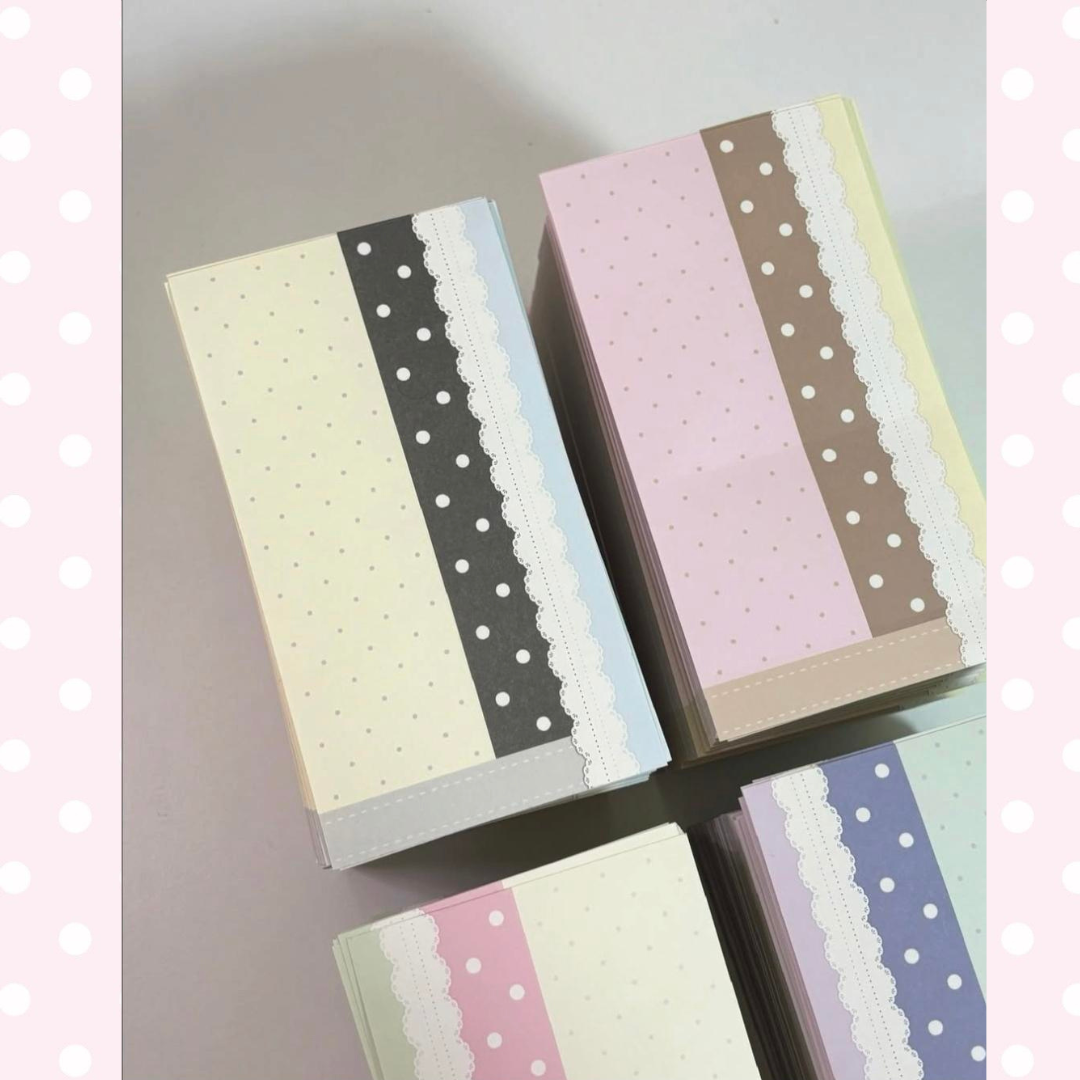 theglintof Long Polka Dot Lace Memoji Sticker Pack
