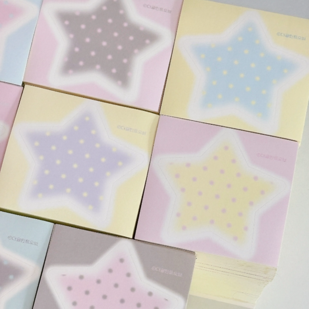 theglintof Blured Polka Dot Star Memoji Sticker Pack