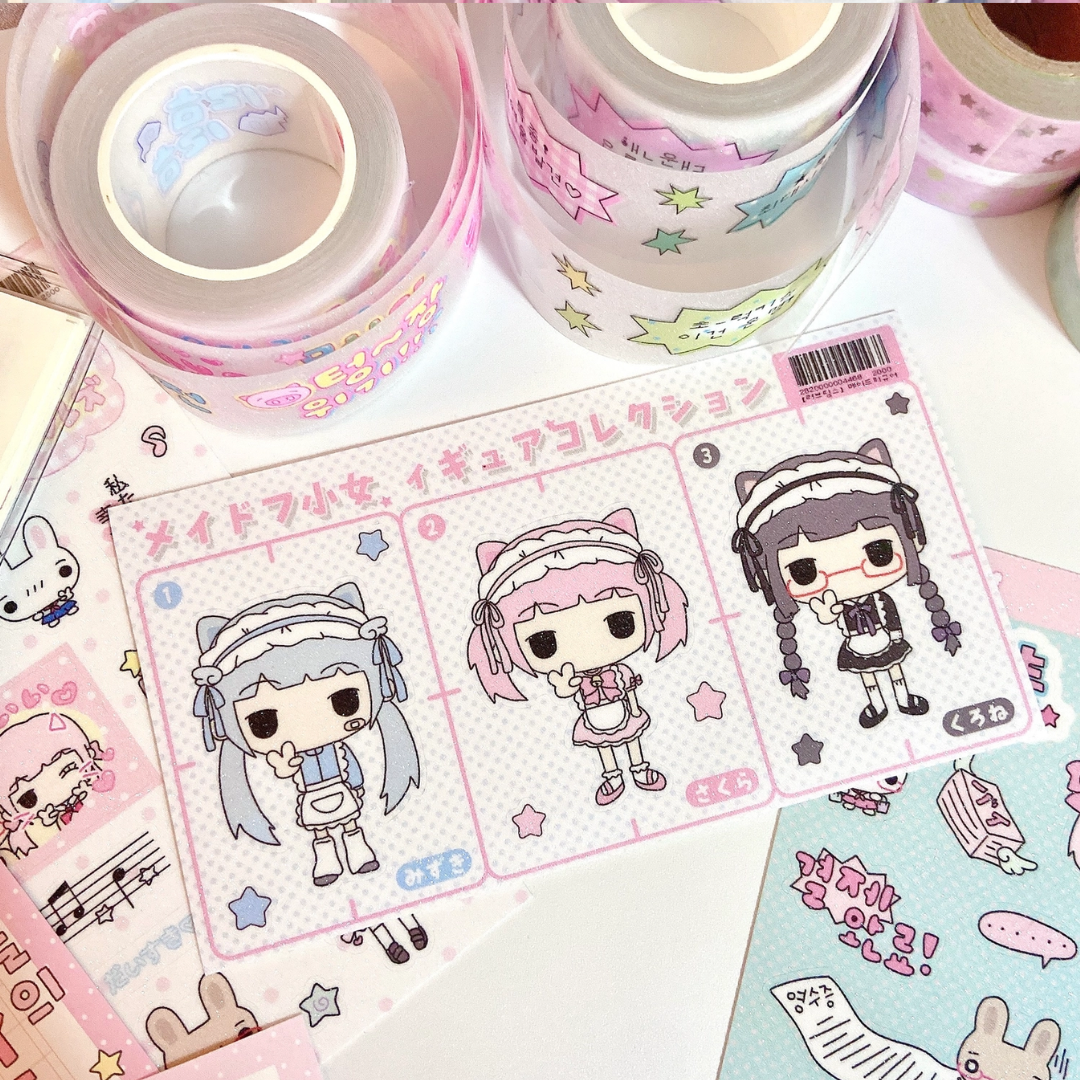 Love Things Otaku Maid OOTD Sticker
