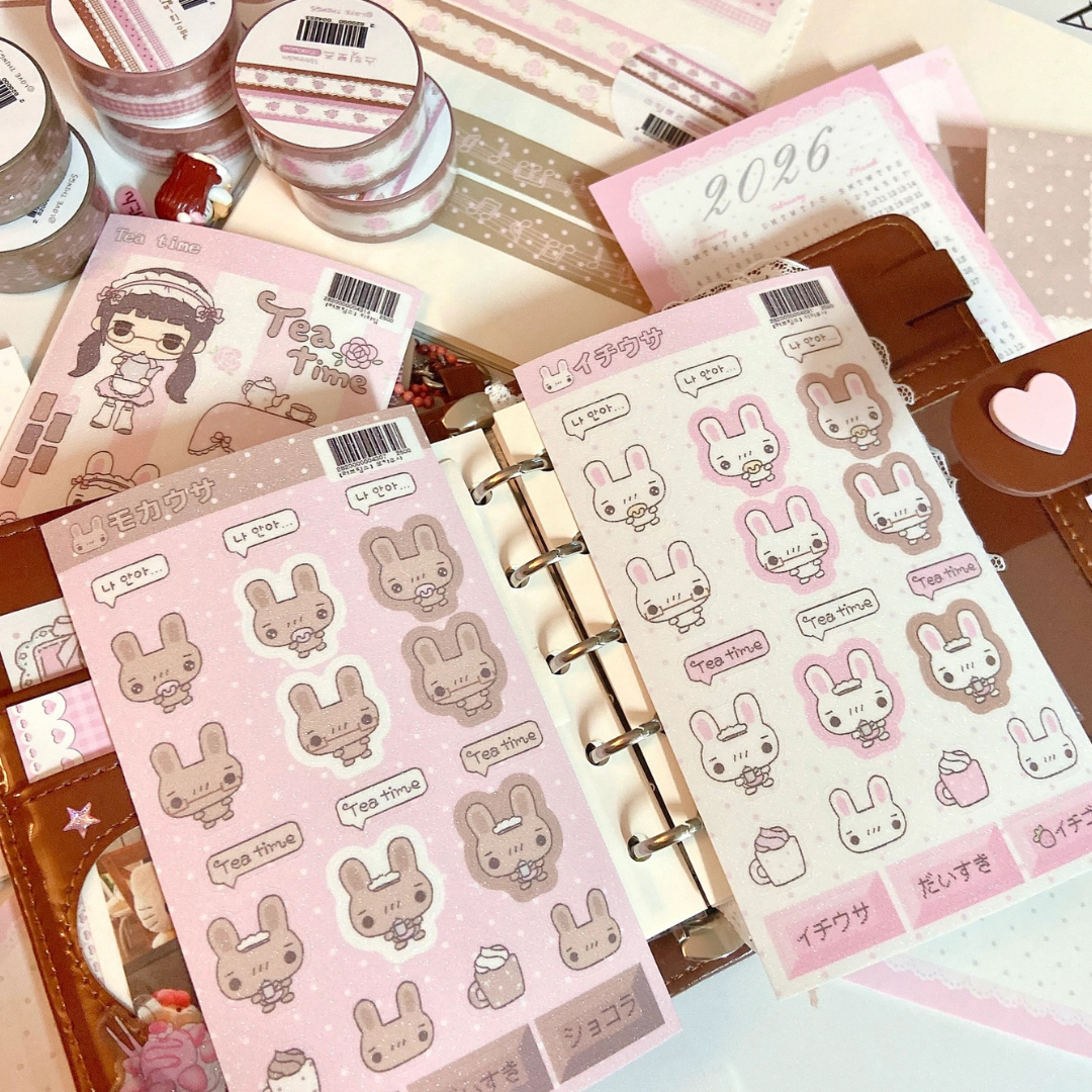 Love Things Bunnies Sticker (2 vars)