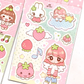 Pink Rue Strawberry Girls Sticker (2 vars)