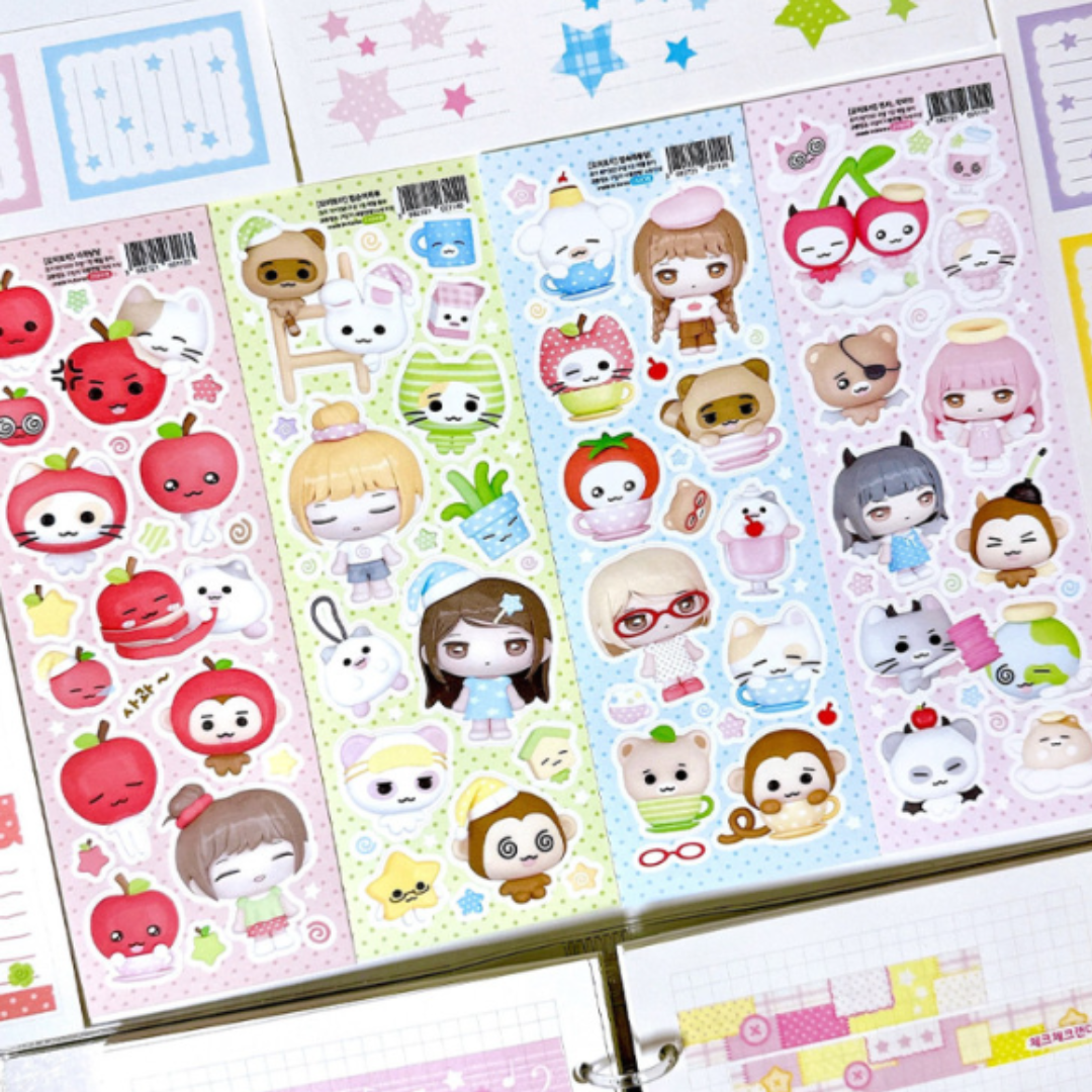 Moii ttoi Character Sticker Pack