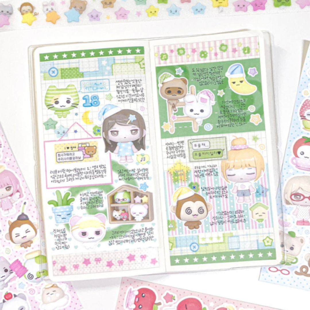 Moii ttoi Character Sticker Pack