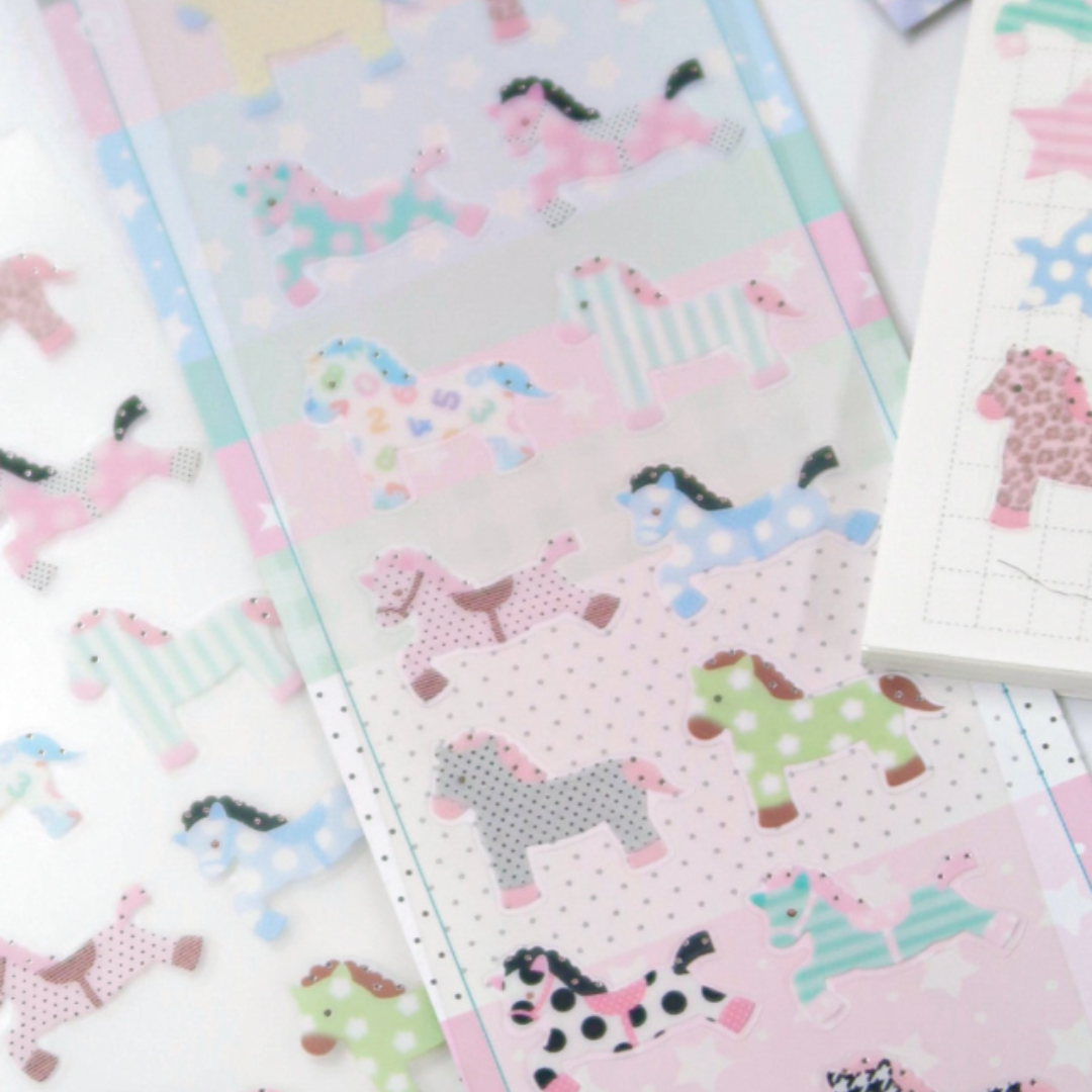 Pearly Button Baby Pastel Pony Sticker