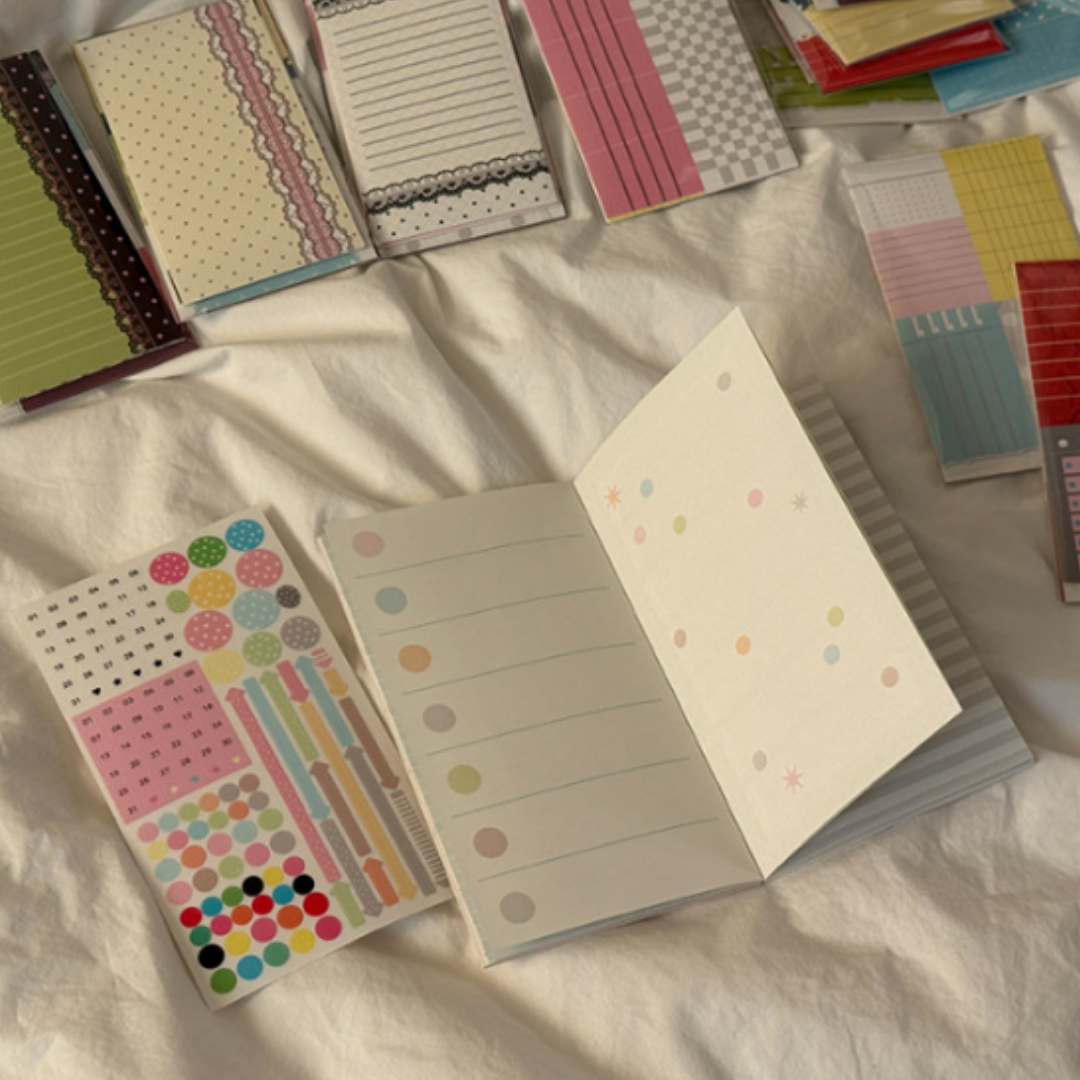 IO Studio Dot Collection Zip 3 Monthly ☘︎ Diary