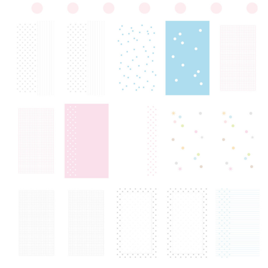 IO Studio Dot Collection Zip 3 Monthly ☘︎ Diary