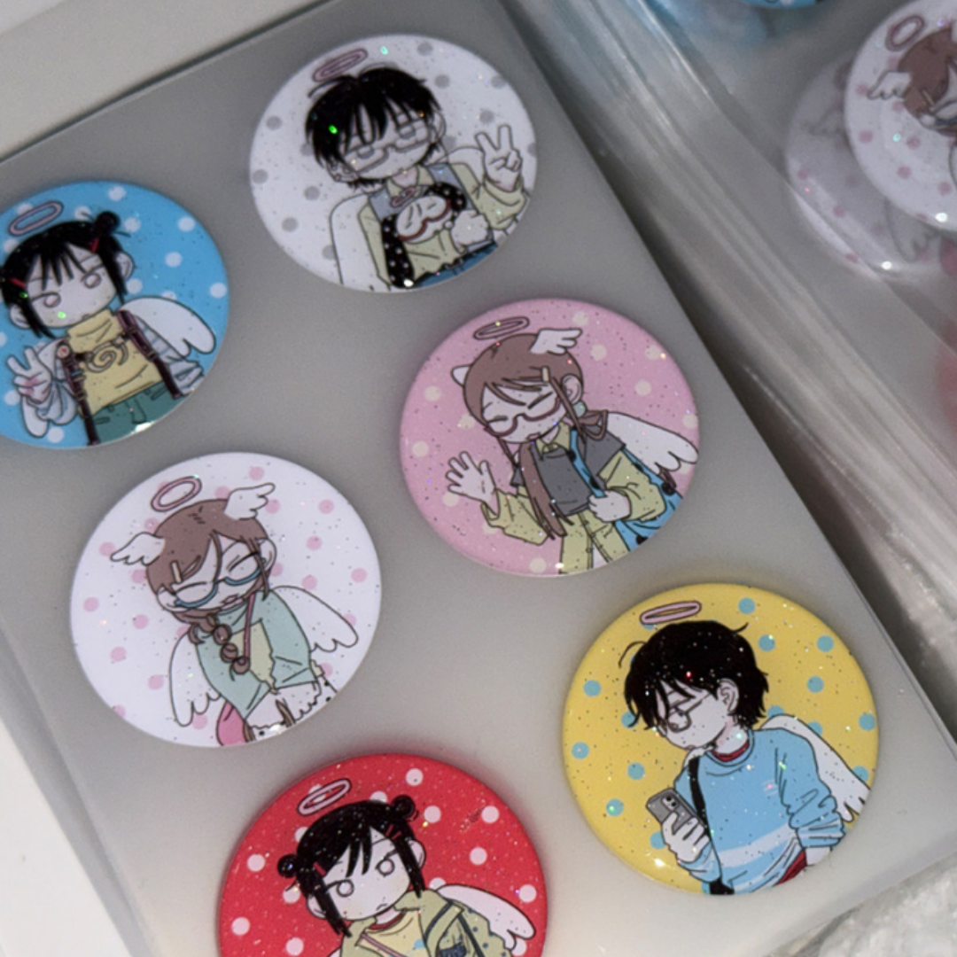 IO Character Epoxy Sticker