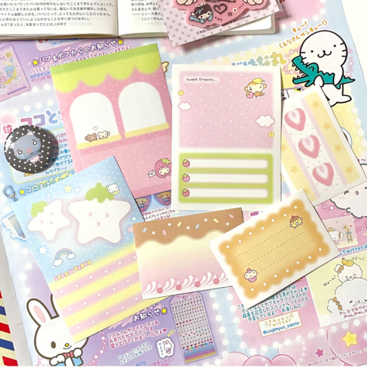 Jhove Square Sweet Memo Sticker Pack