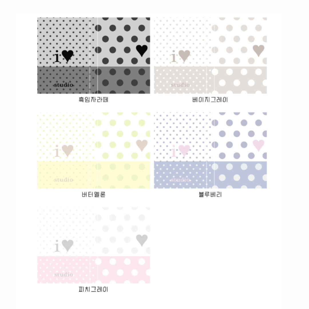IO Studio Polka Dots Note Book (3 vars)