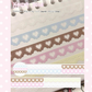 theglintof  Heart Lace Kiss-Cut Tape