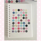 theglintof Point Mini One Silver Foil Kiss-Cut Tape