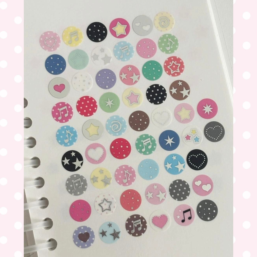 theglintof Point Mini One Silver Foil Kiss-Cut Tape