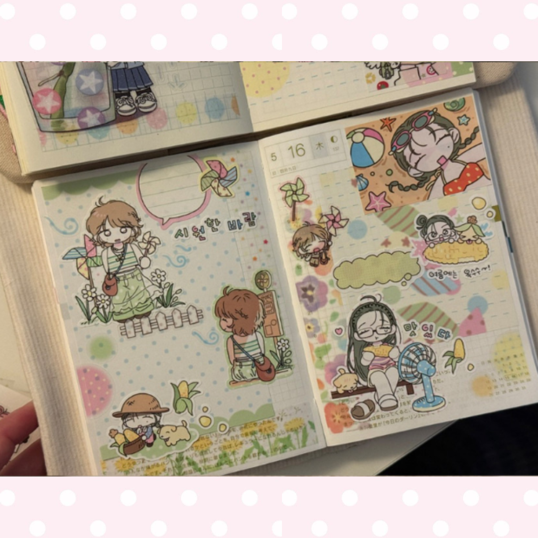 IO Studio Summer Pinwheel Sticker