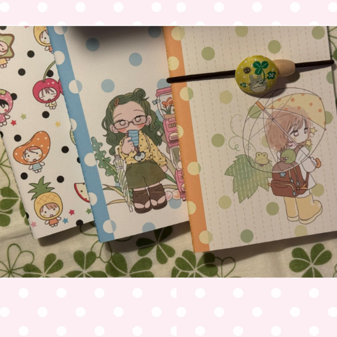 IO Studio Small Character Paper NoteBook (3 vars)