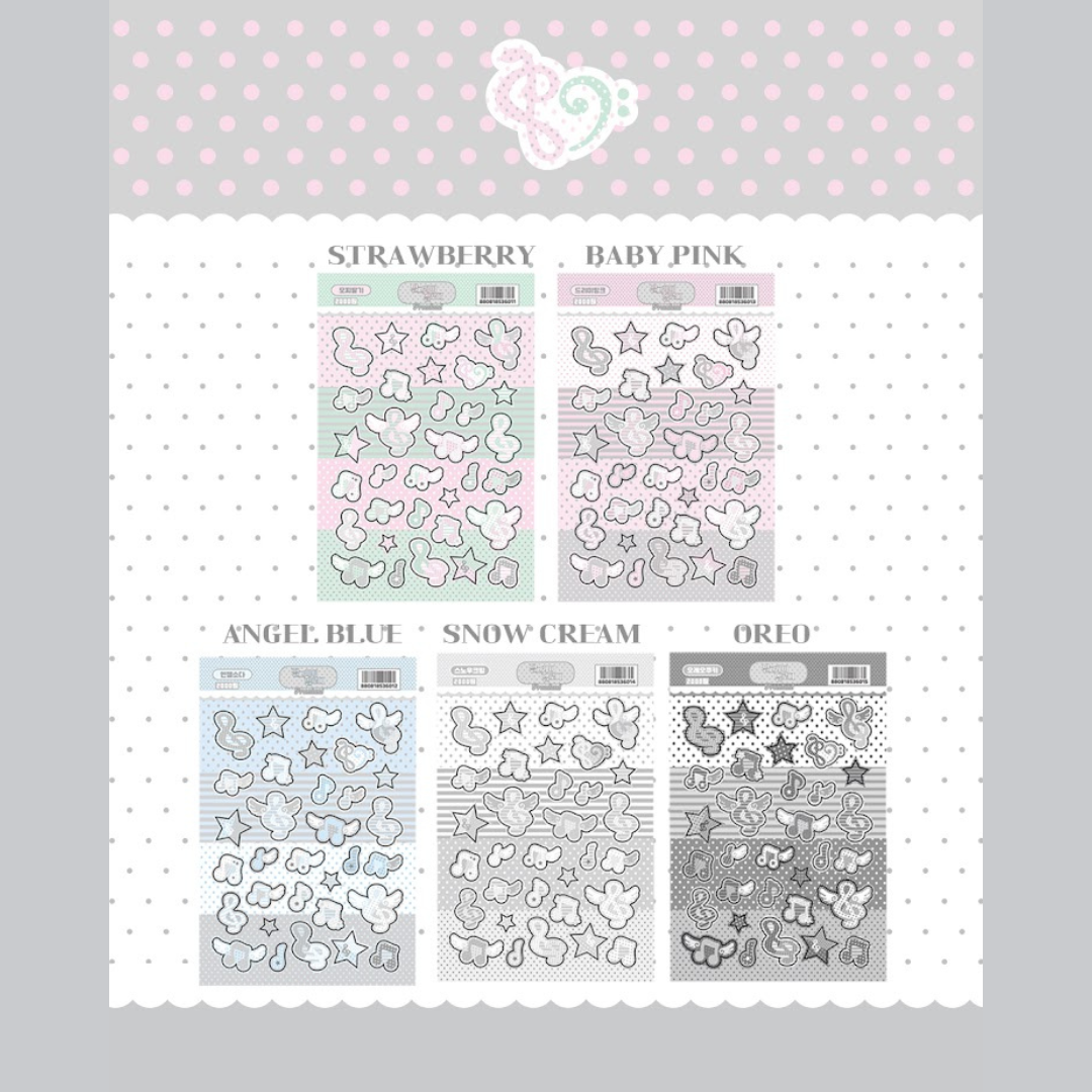 Hipromland Pearl Grey Melody Sticker [6 vars]