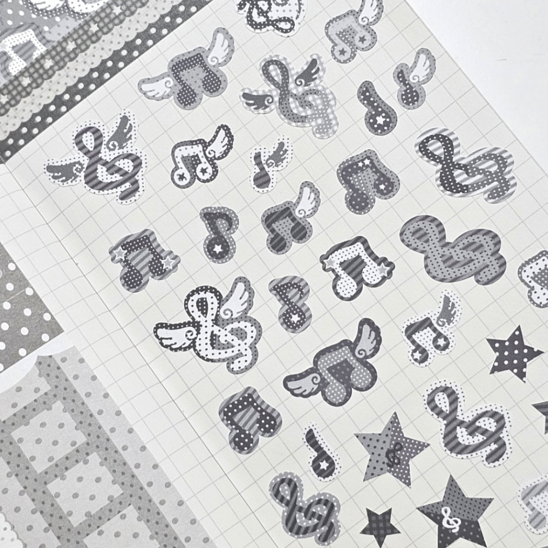 Hipromland Pearl Grey Melody Sticker [6 vars]