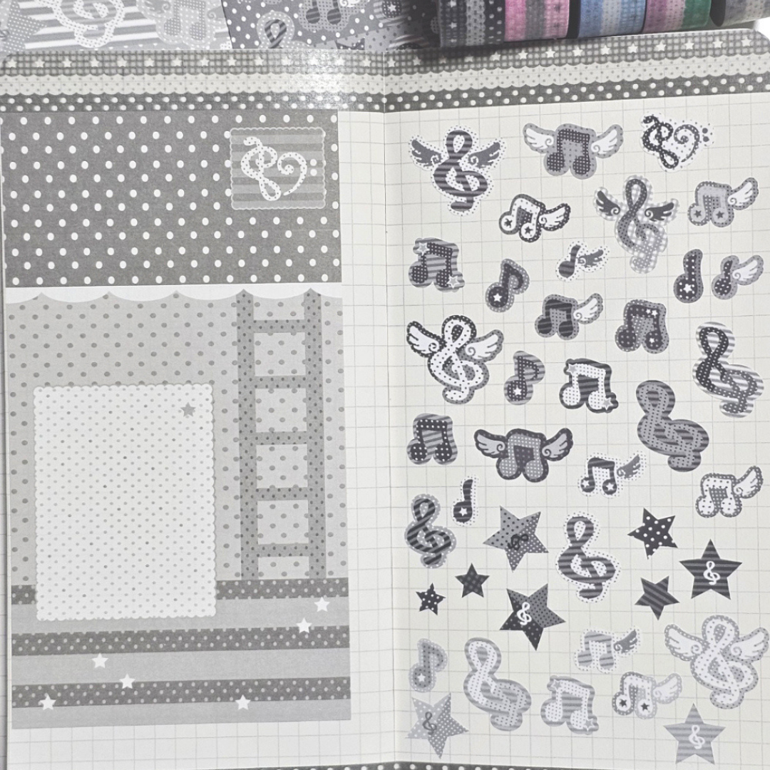 Hipromland Pearl Grey Melody Sticker [6 vars]