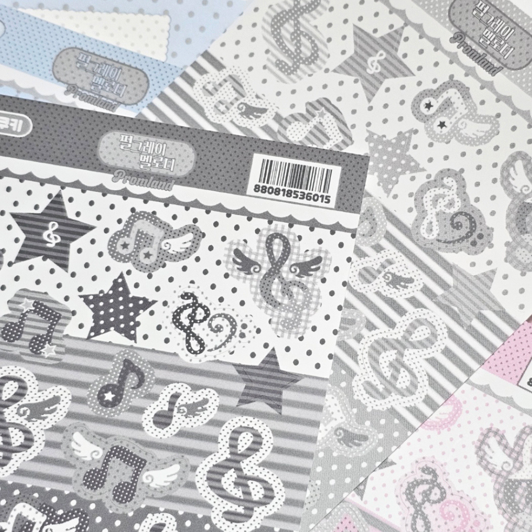 Hipromland Pearl Grey Melody Sticker [6 vars]