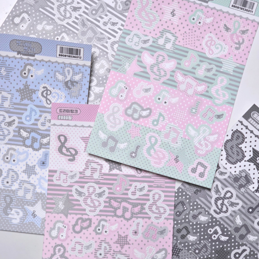 Hipromland Pearl Grey Melody Sticker [6 vars]