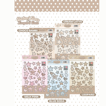 Hipromland Bambi Leopard Star Sticker [6 vars]