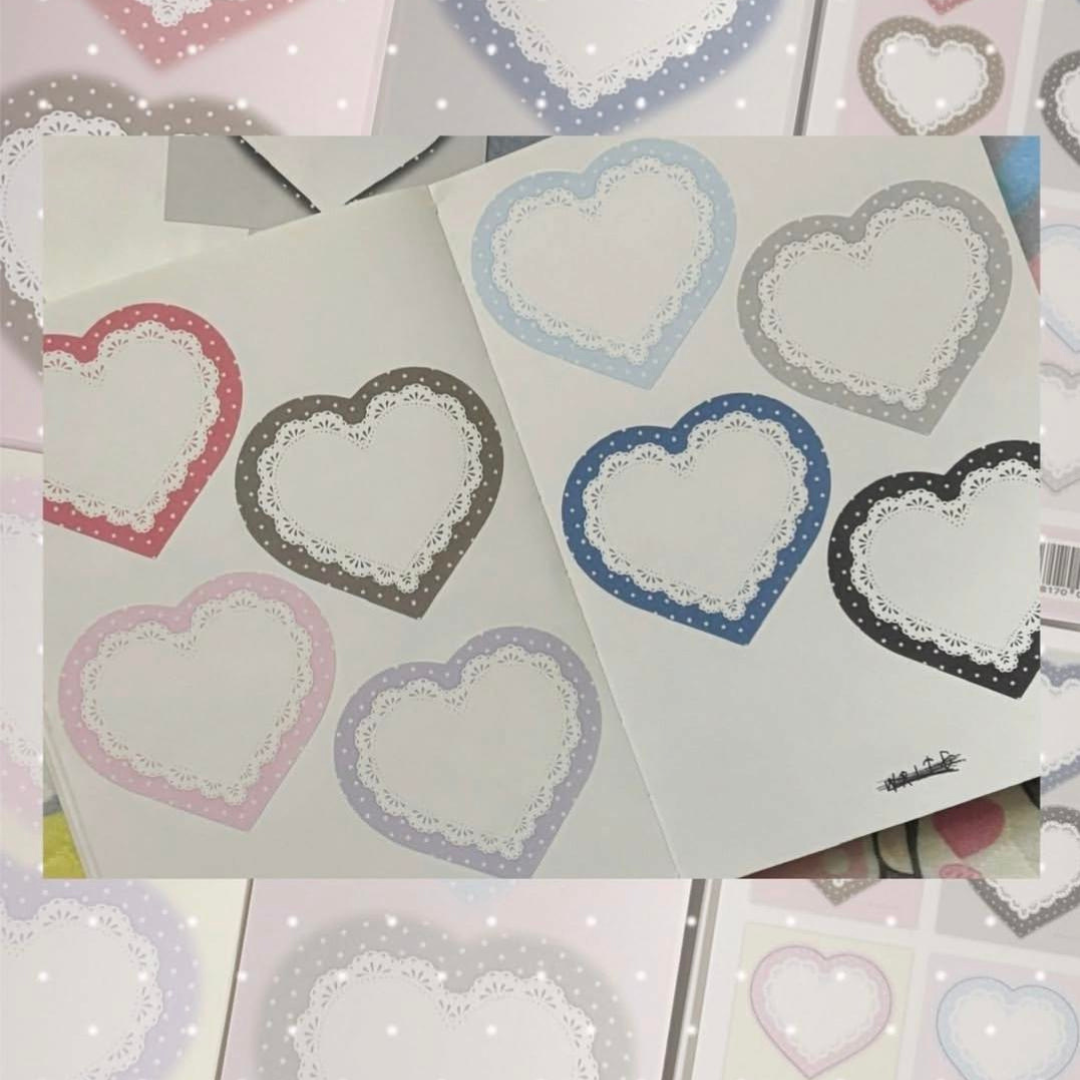 theglintof Heart Lace Memoji Sticker Pack