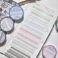 Hipromland Pearl Grey Curtain Washi Tape (5 vars)