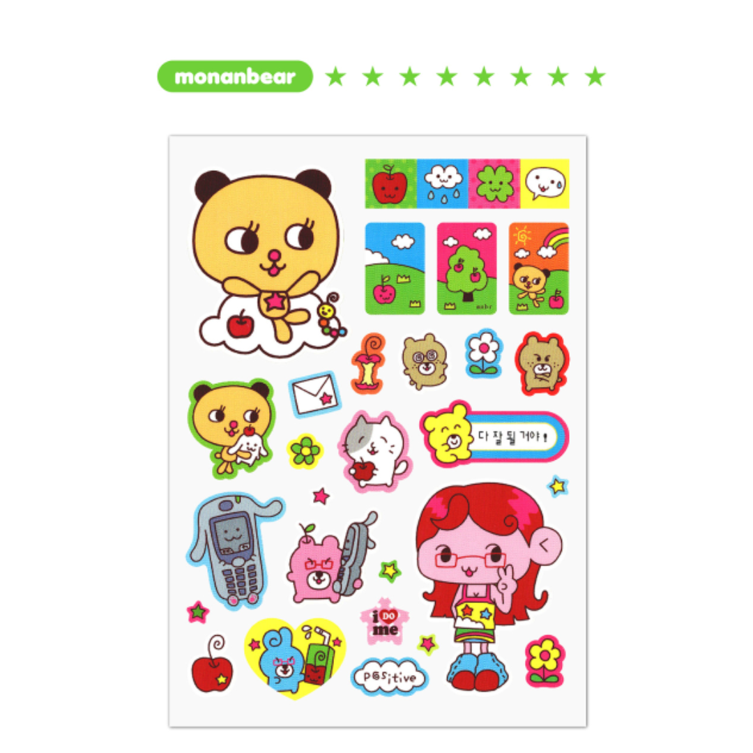 MonanBear Under the Apple Tree Sticker