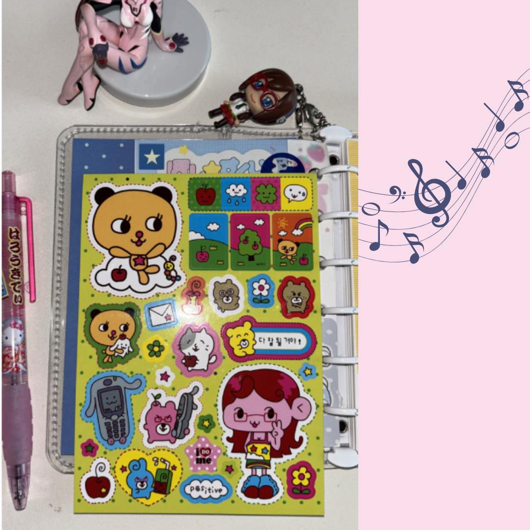 MonanBear Under the Apple Tree Sticker