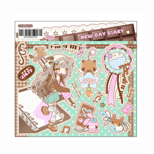 3eotty New Day Diary Sticker