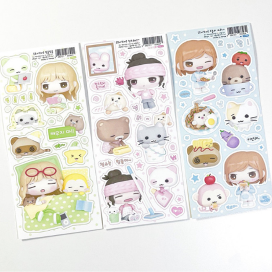 Moii ttoi  I Love Home Sticker Pack