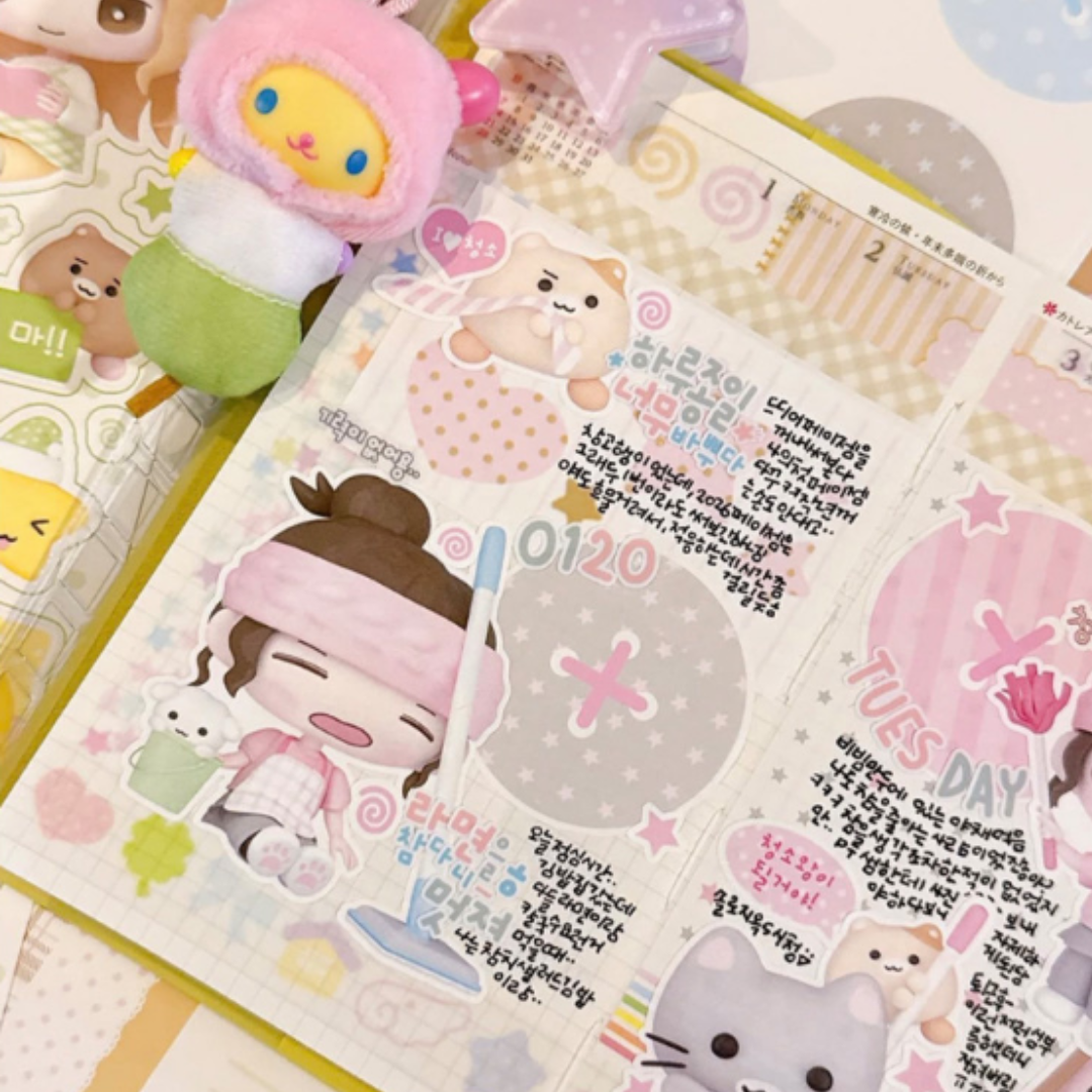 Moii ttoi  I Love Home Sticker Pack
