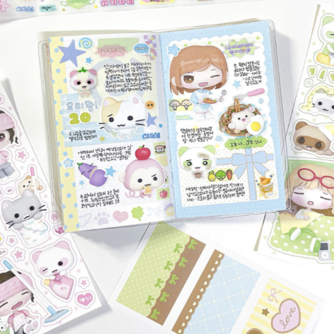 Moii ttoi  I Love Home Sticker Pack