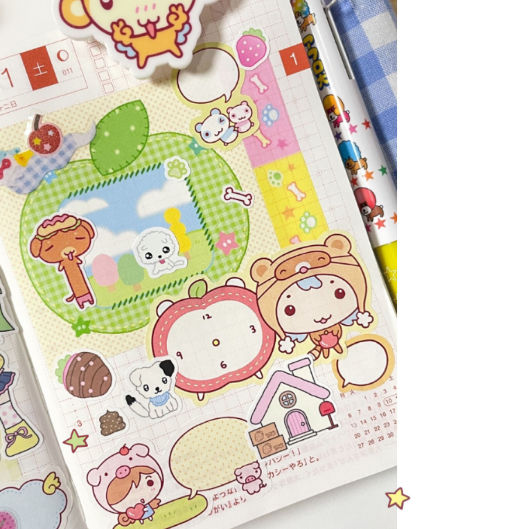 JHove Studio Animals Point Sticker Set