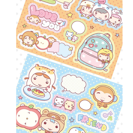 JHove Studio Animals Point Sticker Set